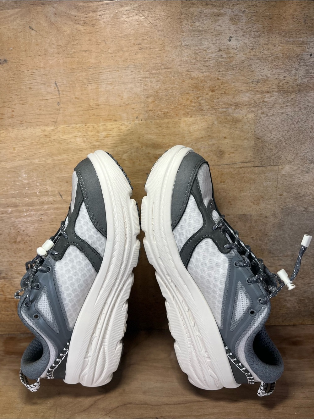 Hoka One One U Bondi B3LS Womens Sz 8.5 Walking Shoes Sneakers Alabaster Astroid - Picture 6 of 12